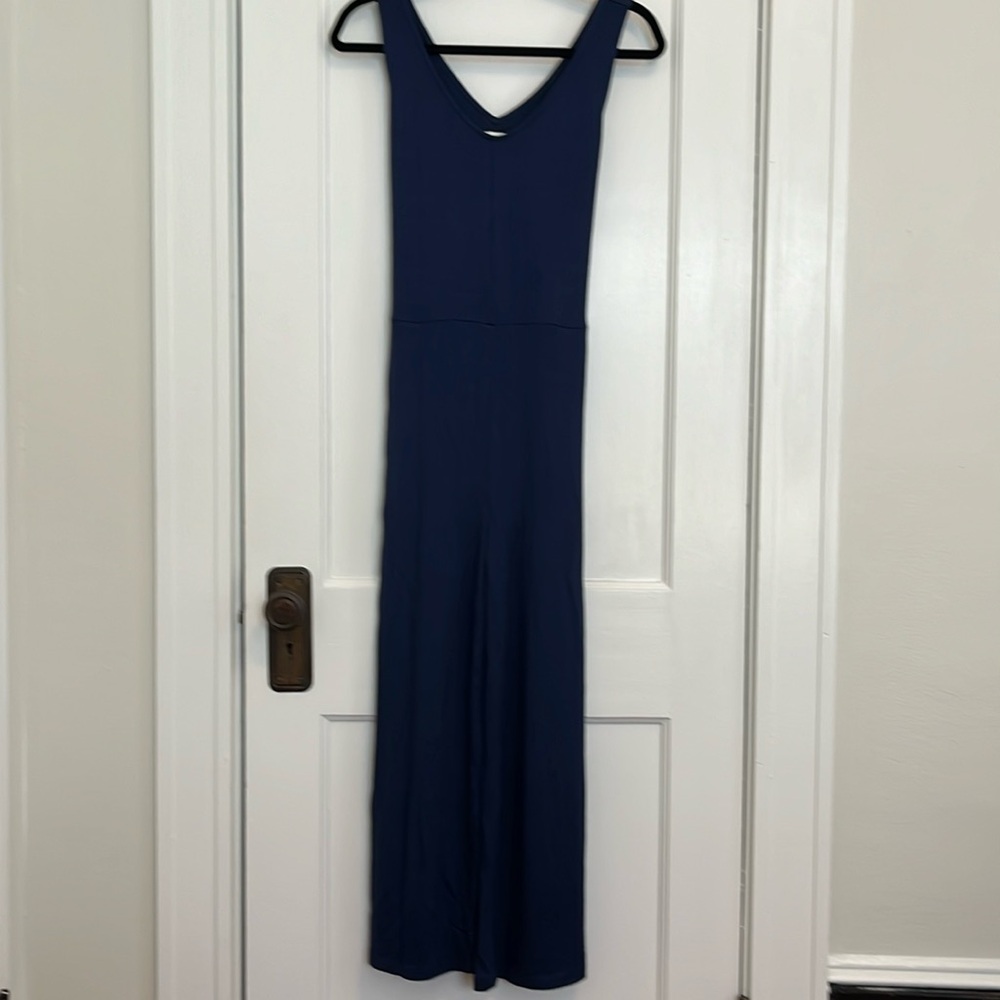 Lou & Grey navy blue jumpsuit